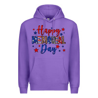 Purple Happy memorial day Premium Hoodie - Neo Western