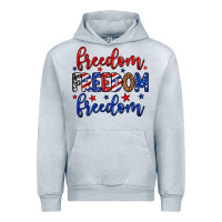 Heather Grey Freedom freedom freedom Urban Hoodie - Neo Western