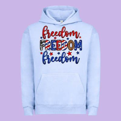 Freedom Freedom Freedom Urban Hoodie Designed By Neo Western