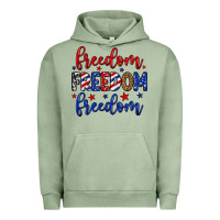 Pigment Oil Green Freedom freedom freedom Urban Hoodie - Neo Western