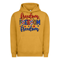 Pigment Peanut Butter Freedom freedom freedom Urban Hoodie - Neo Western