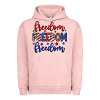 Pigment Salmon Freedom freedom freedom Urban Hoodie - Neo Western