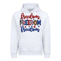 White Freedom freedom freedom Urban Hoodie - Neo Western