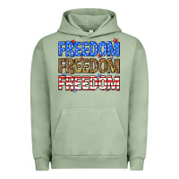 Pigment Oil Green Freedom freedom freedom Urban Hoodie - Neo Western