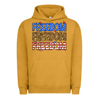Pigment Peanut Butter Freedom freedom freedom Urban Hoodie - Neo Western