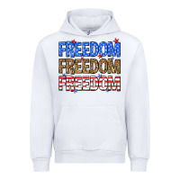 White Freedom freedom freedom Urban Hoodie - Neo Western