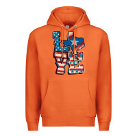 Carrot Love Texas  4th of july Premium Hoodie - CowGirlArtShop