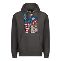 Smoke Love Texas  4th of july Premium Hoodie - CowGirlArtShop
