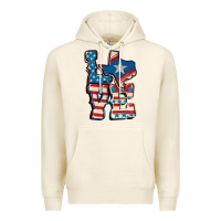 Tofu Love Texas  4th of july Premium Hoodie - CowGirlArtShop