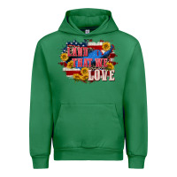 Emerald Land that we love 4th of july Urban Hoodie - CowGirlArtShop