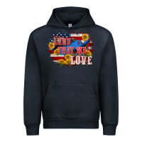 Navy Land that we love 4th of july Urban Hoodie - CowGirlArtShop