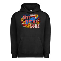 Pigment Black Land that we love 4th of july Urban Hoodie - CowGirlArtShop