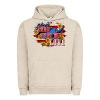 Pigment French Oak Land that we love 4th of july Urban Hoodie - CowGirlArtShop