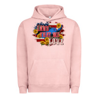 Pigment Salmon Land that we love 4th of july Urban Hoodie - CowGirlArtShop