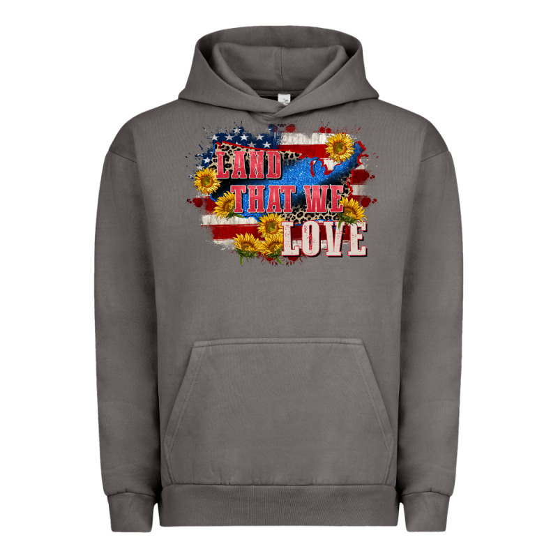 Land That We Love 4th Of July Urban Hoodie by CowGirlArtShop | Teevron