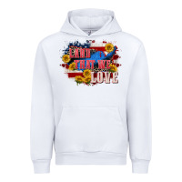 White Land that we love 4th of july Urban Hoodie - CowGirlArtShop