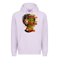 Lilac juneteenth 1885 because my ancestors weren't free in 1776 black woman Premium Hoodie - HRA Design Shop