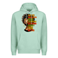 Seafoam juneteenth 1885 because my ancestors weren't free in 1776 black woman Premium Hoodie - HRA Design Shop