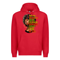 Red juneteenth 1885 because my ancestors weren't free in 1776 black woman Premium Hoodie - HRA Design Shop