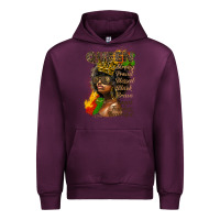 Mauve Wine afro queen juneteenth Urban Hoodie - HRA Design Shop