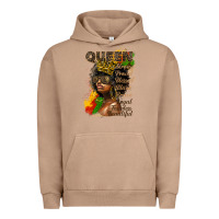 Pigment Burro afro queen juneteenth Urban Hoodie - HRA Design Shop