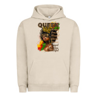 Pigment French Oak afro queen juneteenth Urban Hoodie - HRA Design Shop