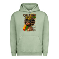Pigment Oil Green afro queen juneteenth Urban Hoodie - HRA Design Shop