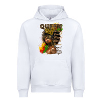White afro queen juneteenth Urban Hoodie - HRA Design Shop