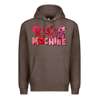 Coffee kiss machine Premium Hoodie - FaDigitalArtStudio