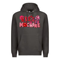 Smoke kiss machine Premium Hoodie - FaDigitalArtStudio