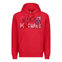 Red kiss machine Premium Hoodie - FaDigitalArtStudio