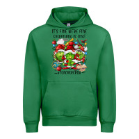 Emerald it's fine we're fine everythıng is fine! Urban Hoodie - FaDigitalArtStudio