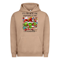 Pigment Burro it's fine we're fine everythıng is fine! Urban Hoodie - FaDigitalArtStudio