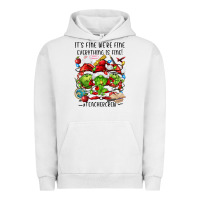 Pigment Lunar Rock it's fine we're fine everythıng is fine! Urban Hoodie - FaDigitalArtStudio