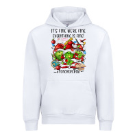 White it's fine we're fine everythıng is fine! Urban Hoodie - FaDigitalArtStudio