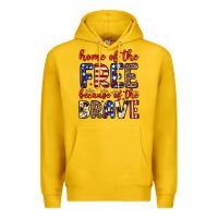 Lemon Home of the free because of the brave Premium Hoodie - Neo Western