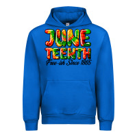 Cobalt juneteenth free ish since 1865 Urban Hoodie - HRA Design Shop