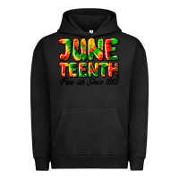 Pigment Black juneteenth free ish since 1865 Urban Hoodie - HRA Design Shop