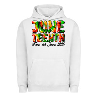 Pigment Lunar Rock juneteenth free ish since 1865 Urban Hoodie - HRA Design Shop