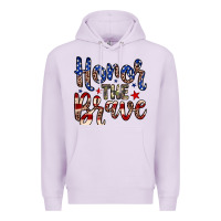 Lilac Honor the brave Premium Hoodie - Neo Western