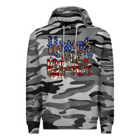 Slate Camo Honor the brave Premium Hoodie - Neo Western