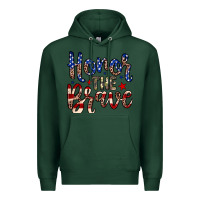 Sports Green Honor the brave Premium Hoodie - Neo Western