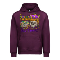Mauve Wine king cake calories don't count skull Urban Hoodie - FaDigitalArtStudio