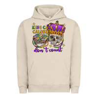 Pigment French Oak king cake calories don't count skull Urban Hoodie - FaDigitalArtStudio
