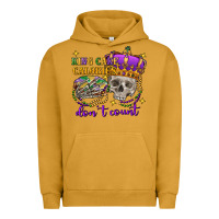 Pigment Peanut Butter king cake calories don't count skull Urban Hoodie - FaDigitalArtStudio