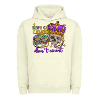 Pigment Pistachio king cake calories don't count skull Urban Hoodie - FaDigitalArtStudio