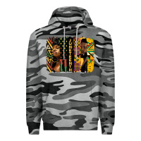Slate Camo juneteenth brush stroke Premium Hoodie - HRA Design Shop