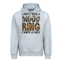 Heather Grey i dont need a mood ring i have a face Urban Hoodie - CowhideDigitalArt