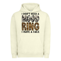 Pigment Pistachio i dont need a mood ring i have a face Urban Hoodie - CowhideDigitalArt