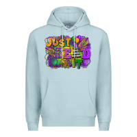 Blue Mist just bead it Premium Hoodie - FaDigitalArtStudio